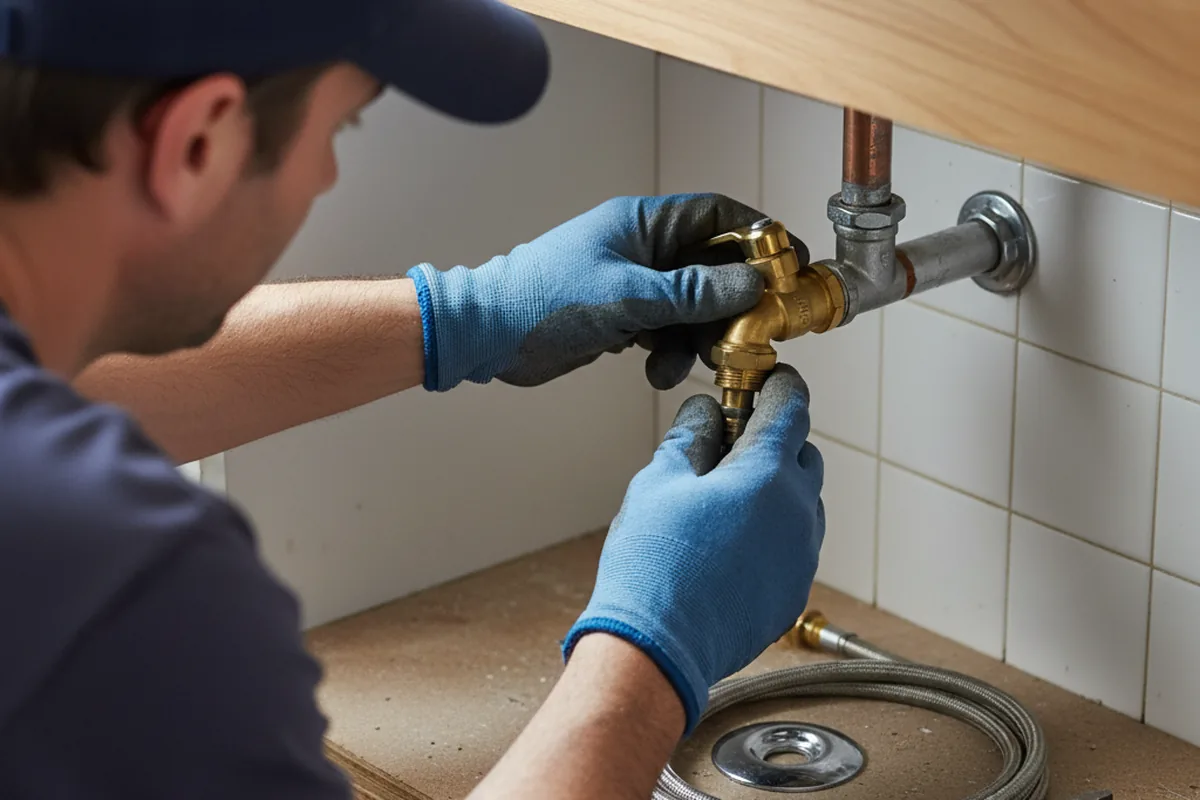 Shutoff valve and fitting work during Faucet and Fixture Repair in El Cajon
